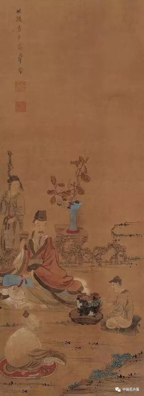 秋日插花 楓、桂、菊各有古意 