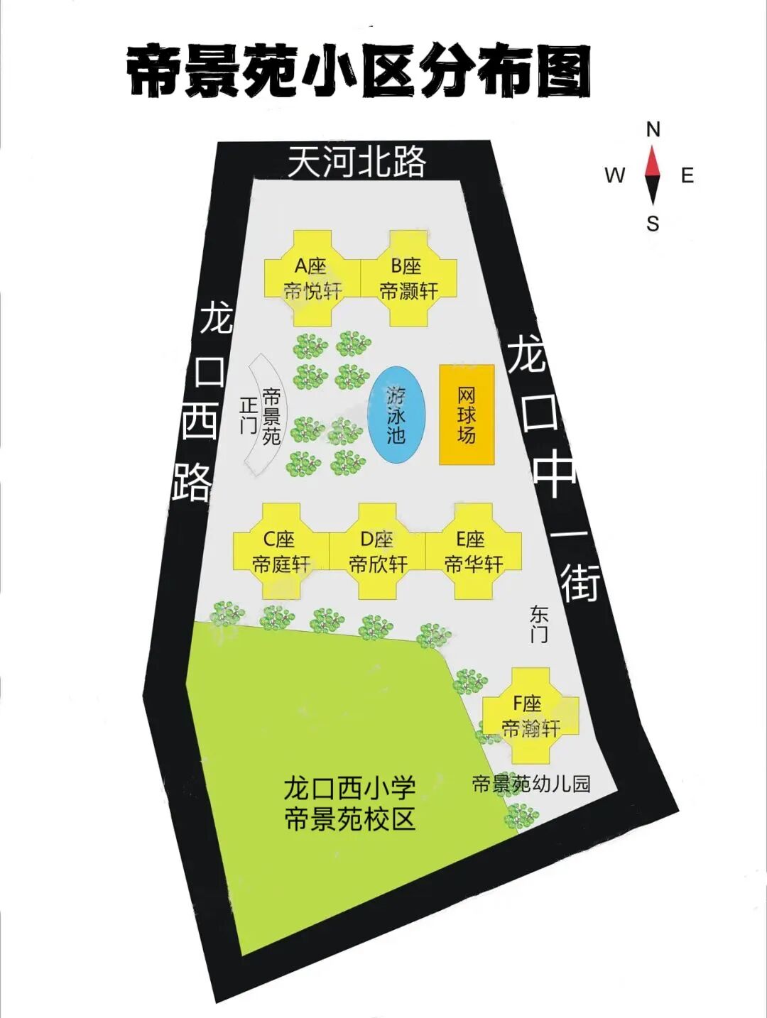 天河北二手房小区，帝景苑小区选房指南！