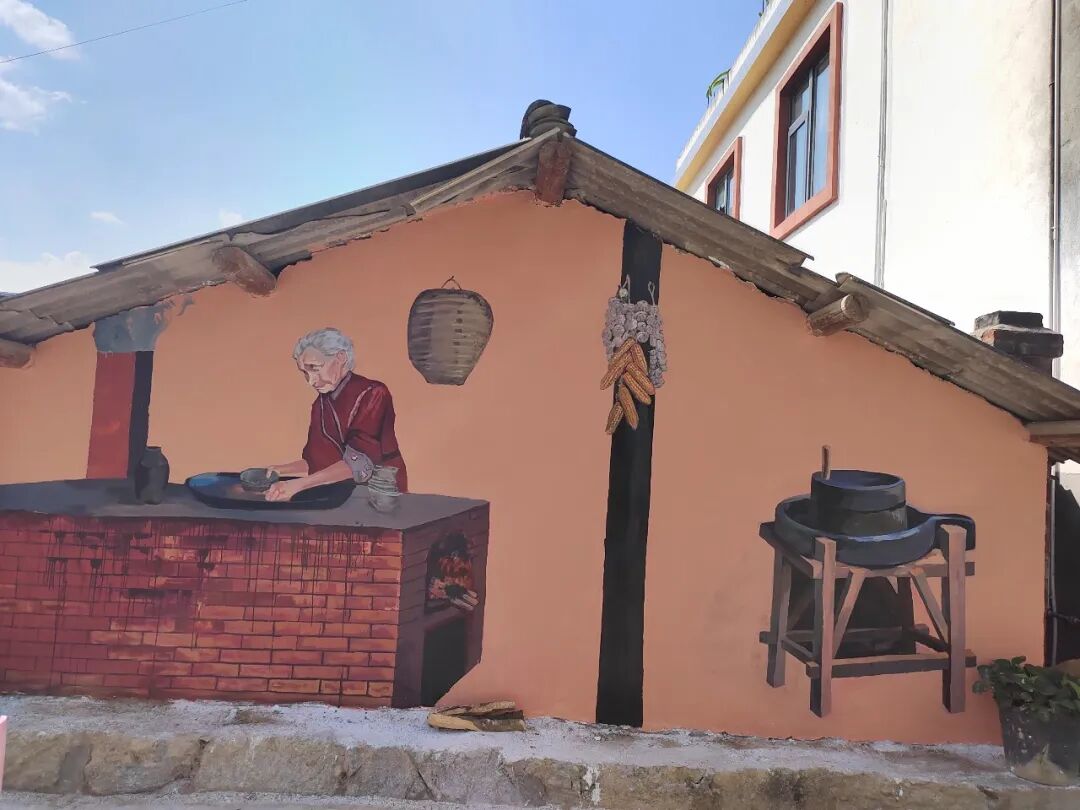 67【乡村振兴】施甸仁和:多彩墙绘扮靓美丽乡村"新颜值"_水墨施甸