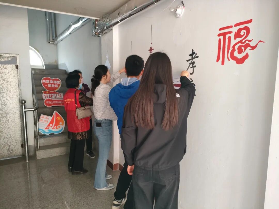 "河东院落治理3.0"项目~打造特色楼门"福"文化