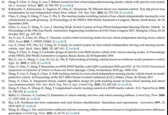 面向自动驾驶：四轮独立驱动/转向电动汽车配置与控制综述与展望的图45