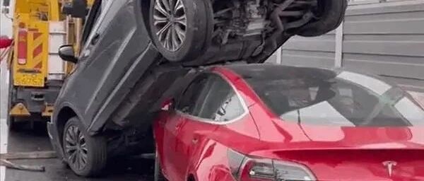 大镬！特斯拉Model 3“飞铲”比亚迪宋Pro DM