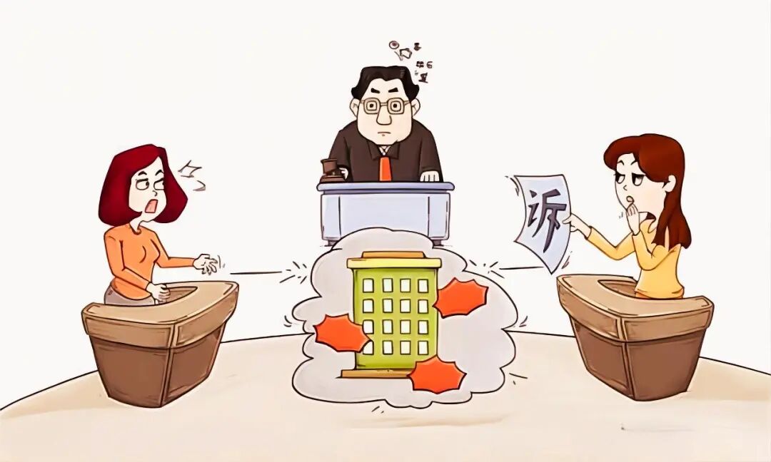 在民事诉讼中,原告和被告双方的地位都是平等的,在不慎成为被告的情况