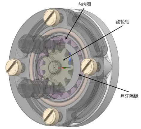 ANSYS Fluent 内啮合齿轮泵瞬态流场仿真的图2