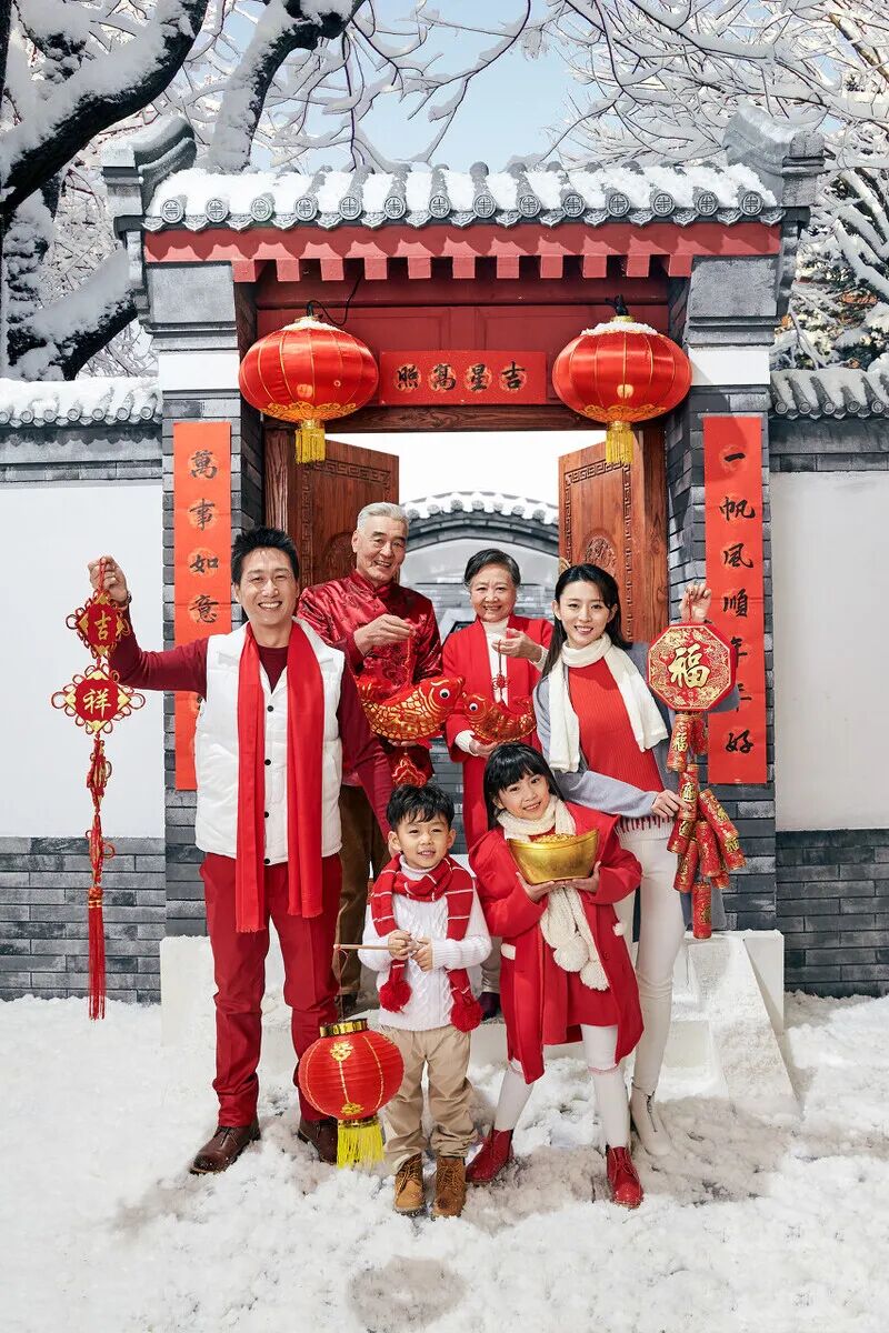 新春全家福怎么拍用这6个摄影技巧拍摄美美的新年合影