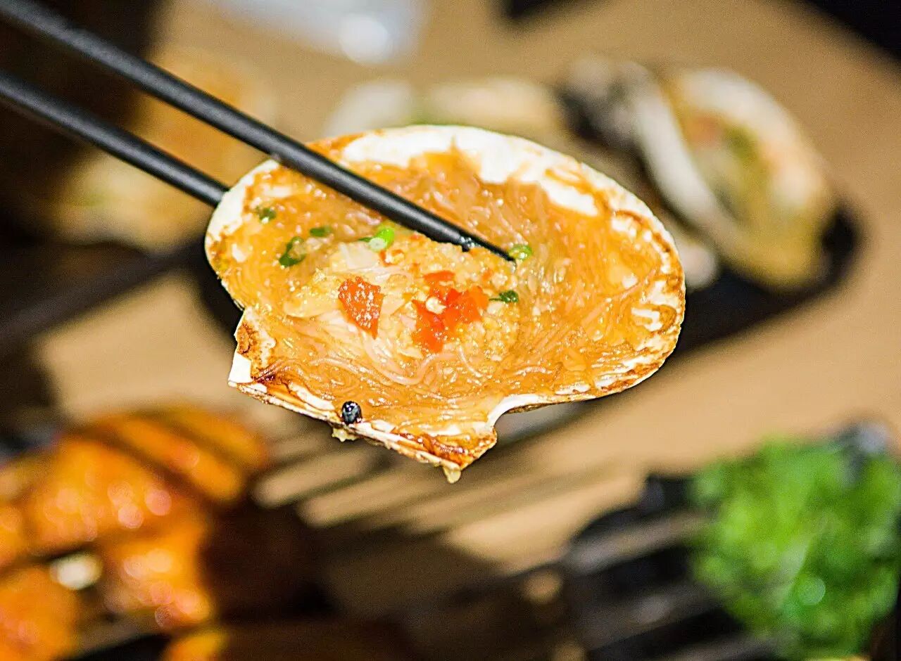 宁波烧烤界,炭烤扇贝我只服他家的