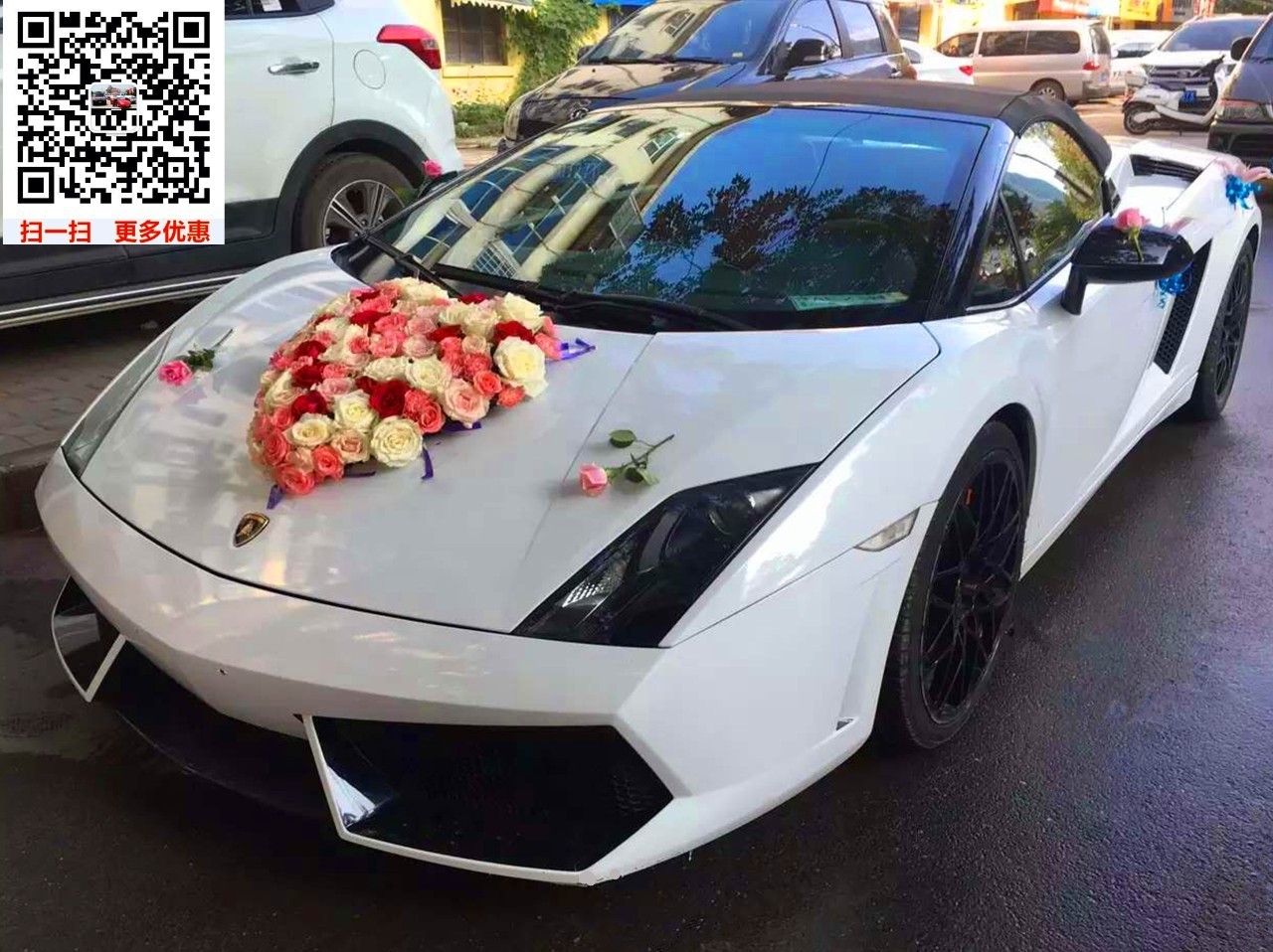 实拍各种精美花车婚车照片欣赏/婚车装饰大全/郑州豪华婚礼车队大本营