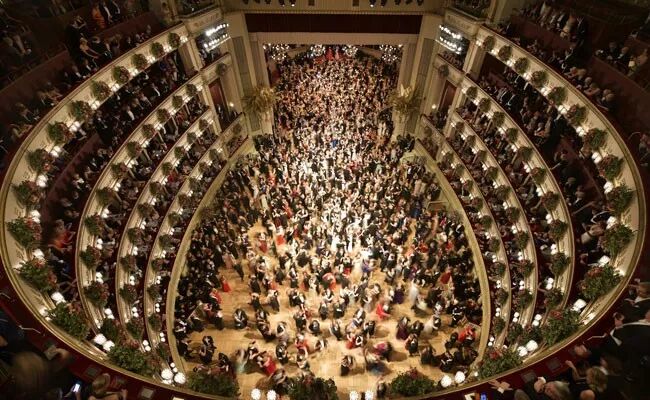 2018维也纳歌剧院舞会全世界最大的交谊舞派对附视频