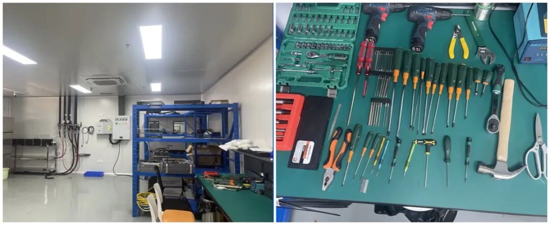 硬件优势:配备专业的维修车间,配备先进无尘车间环境,质检测量工具,光