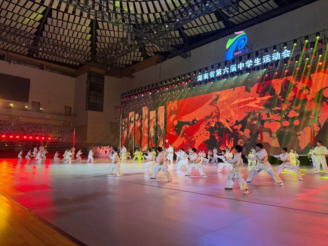 湖南省第六届中学生运动会在邵阳市开幕(图3)