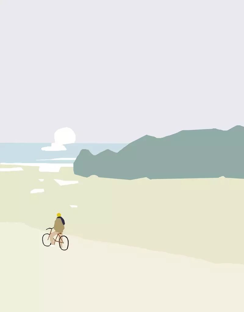 素材丨几组简洁插画(风景装饰画)