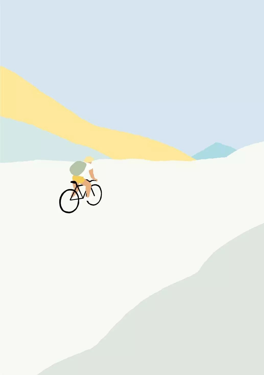 素材丨几组简洁插画(风景装饰画)