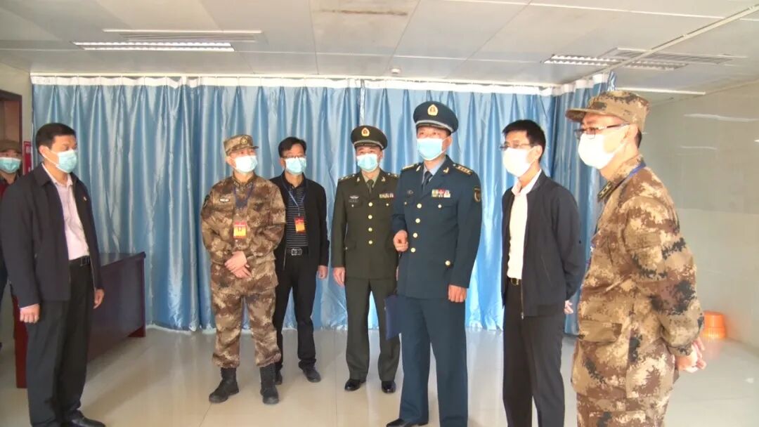 汕尾军分区领导到我县检查指导征兵体检工作