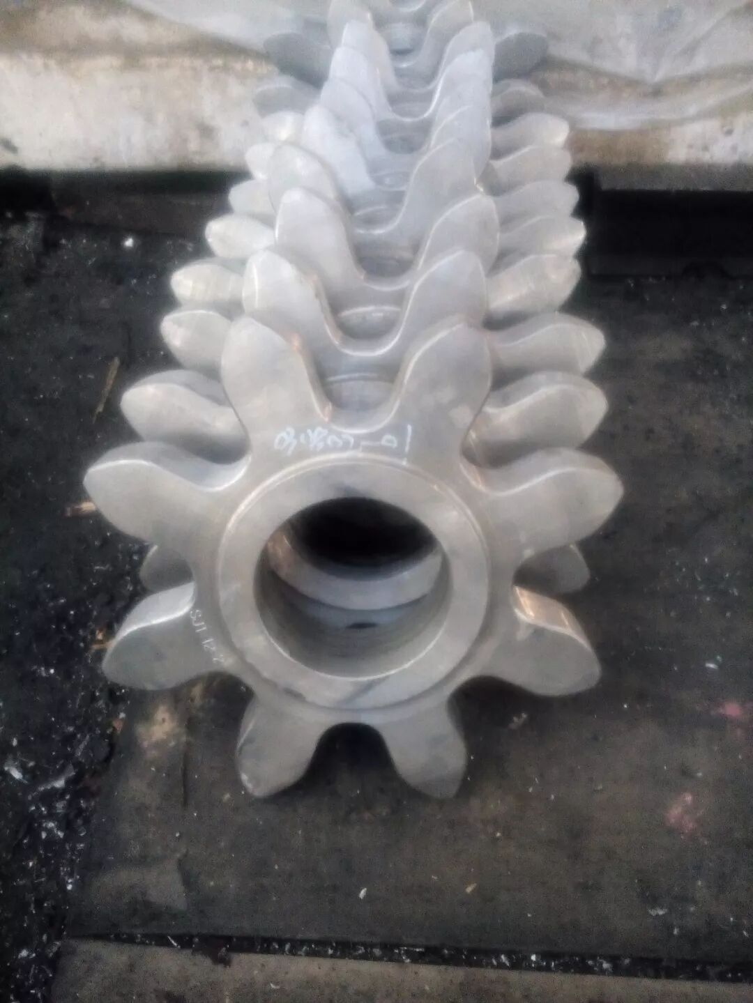 齒軌輪深層滲碳工藝