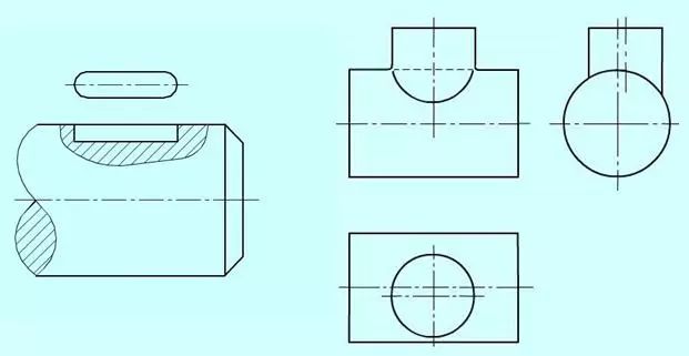 机械制图中的各种简化画法，提高你的绘图水平，赶紧来看看吧！的图6