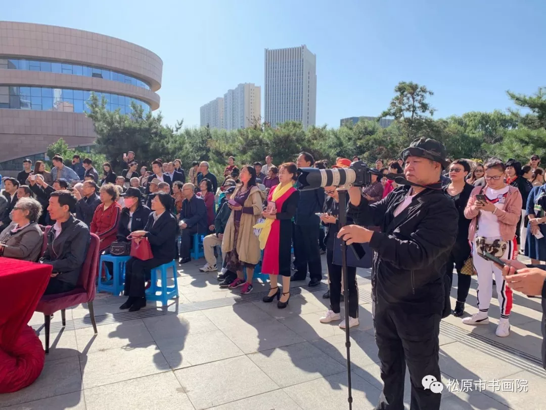 吉林省松原市老干部书画大赛开幕 吉林省松原市老干部书画大赛开幕