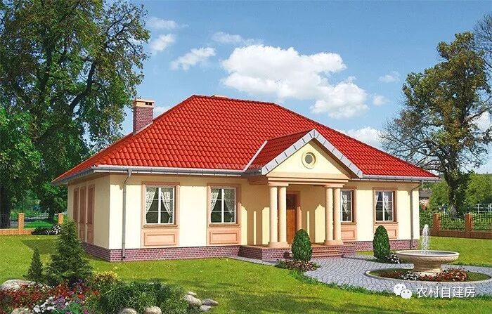 38款一层农村别墅，美观大气有格调，人人羡慕，赞不绝口！