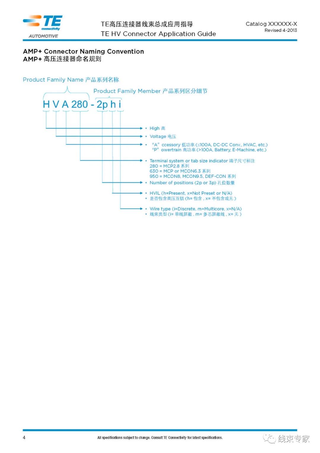 TE高压连接器线束总成应用指导的图4