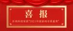 沂州科技有限公司荣获“2021年度徐州市质量奖”称号