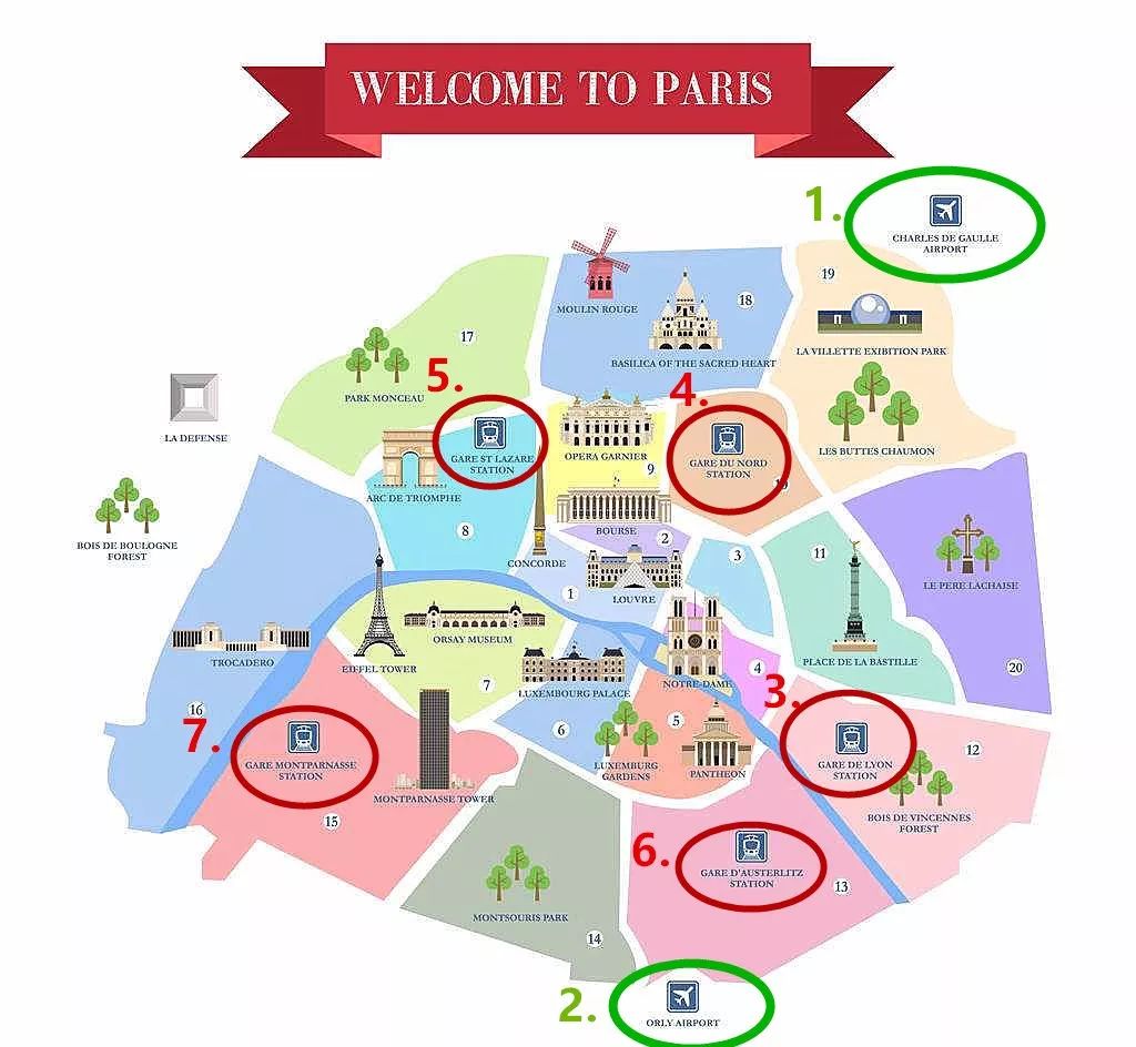 小巴黎和大巴黎地图图片