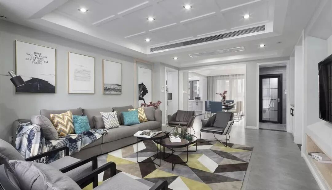 177㎡轻奢北欧四居室