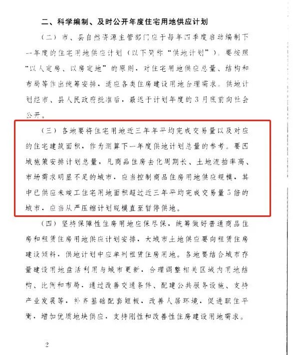 确定了！自然资源部通知，取消集中供地制度！