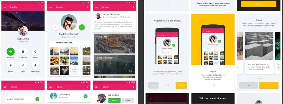 20个免费的设计资源 UI套件背景图标CSS框架