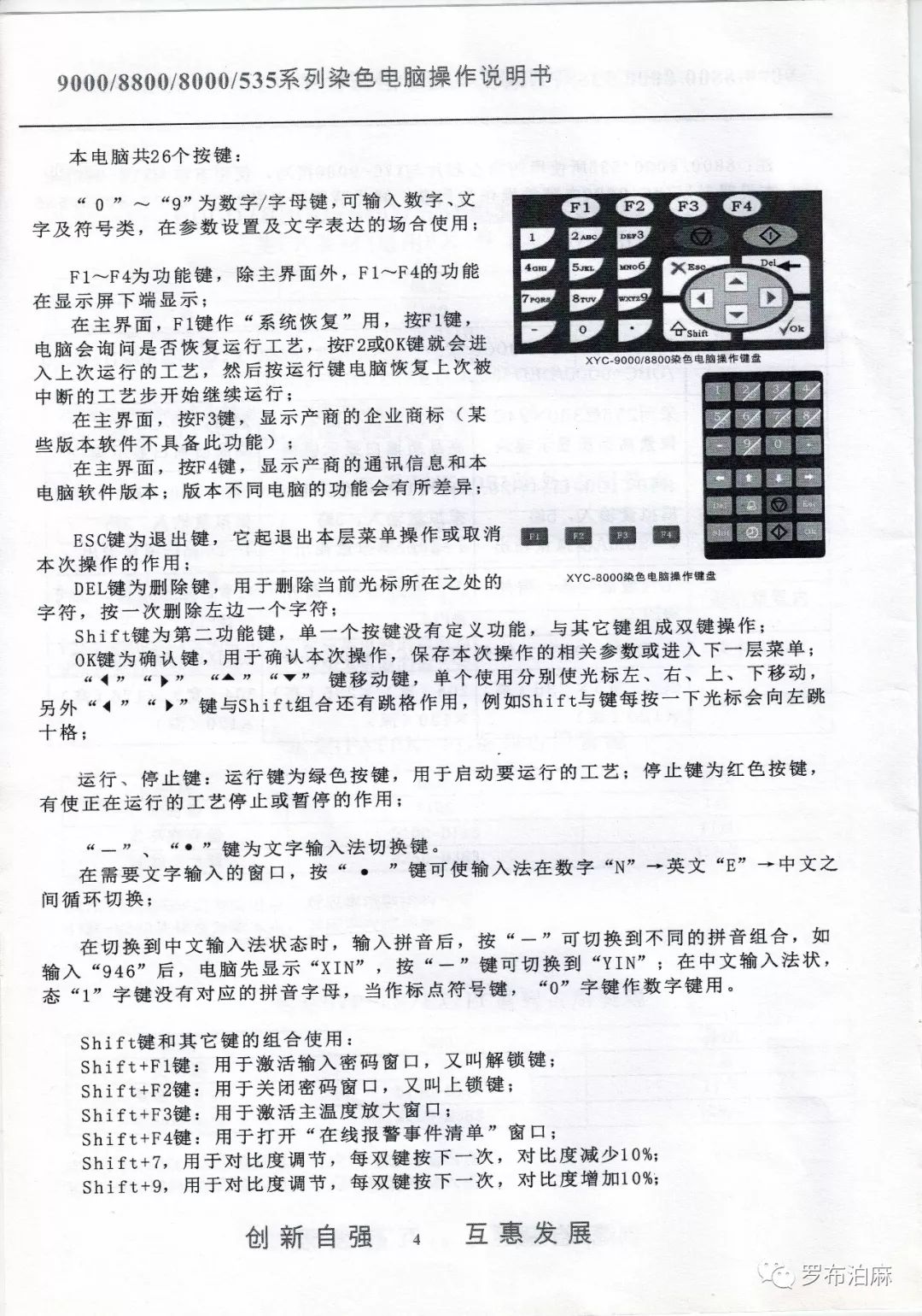 XYC880染色電腦說明書 科技 第5張