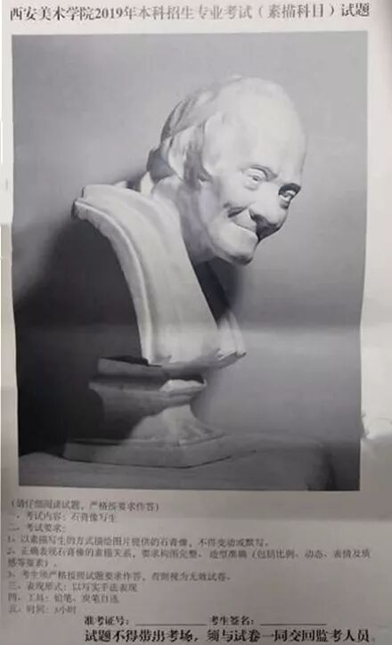 2019美術(shù)高考九大美院美術(shù)類專業(yè)?？伎碱}匯總