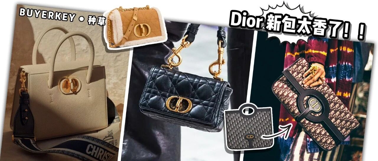 Dior这三只新包真的美翻！！！