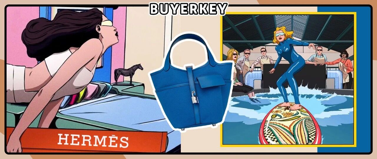 爱马仕“菜篮子”居然推出帆布款了，人生第一包必须是它！