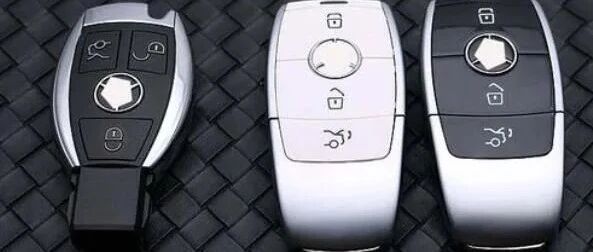 奔驰最新4种遥控钥匙更换电池教程