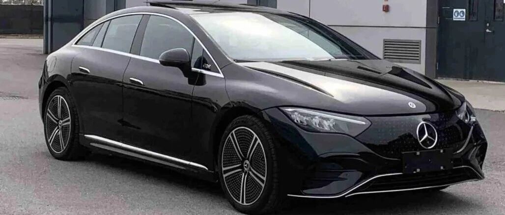 奔驰EQE实车照曝光，搭最大功率215kw的电机！