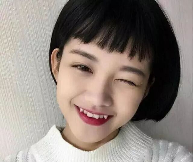 抖音网红刘海图片_抖音最流行的刘海_2021抖音刘海造型