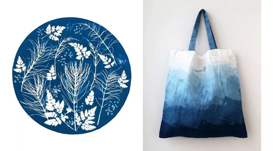 方式二:中间底片制作蓝晒作品 或带  你的摄影作品的或任意照片的电子