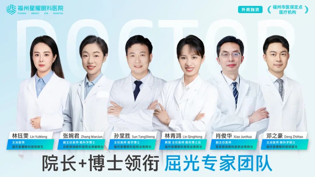 福州星耀眼科屈光专家团队