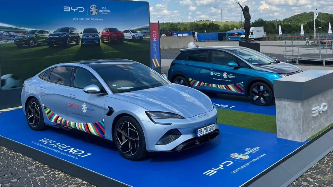 It's finally starting: EURO 2024 and BYD are ready for a big football  celebration