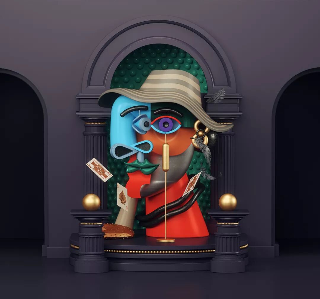 如果“3D打印”毕加索的立体派画作
