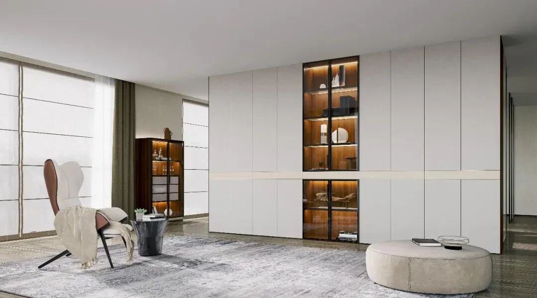 无拉手的柜子，看上去就很高级！