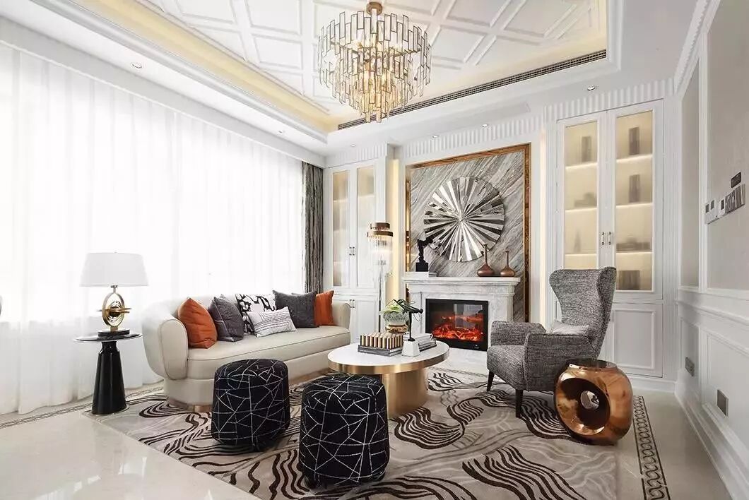 欧式米白色全屋定制，让轻奢来得刚刚好！