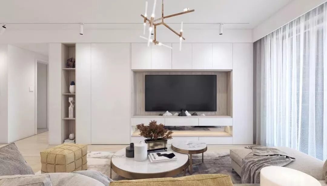 这才是最流行的客厅柜子收纳设计！