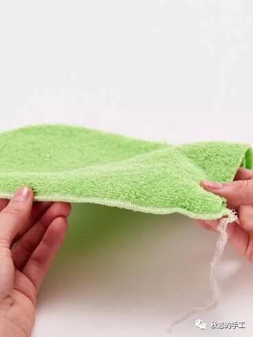 秋恋的分享：两款宝宝浴巾制作教程，有纸样