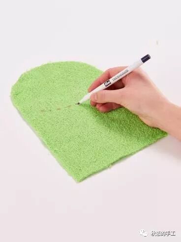 秋恋的分享：两款宝宝浴巾制作教程，有纸样