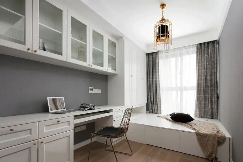 143㎡轻奢美式风格装修，高级灰+金色点缀，满满的高级感！