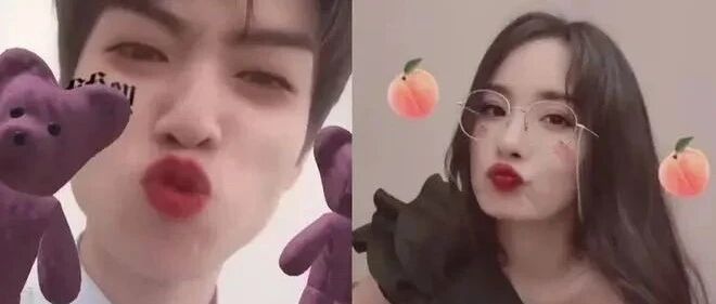 杨幂魏大勋晒同款视频，同做嘟嘴表情画面太甜，疑回应求婚被拒传闻？