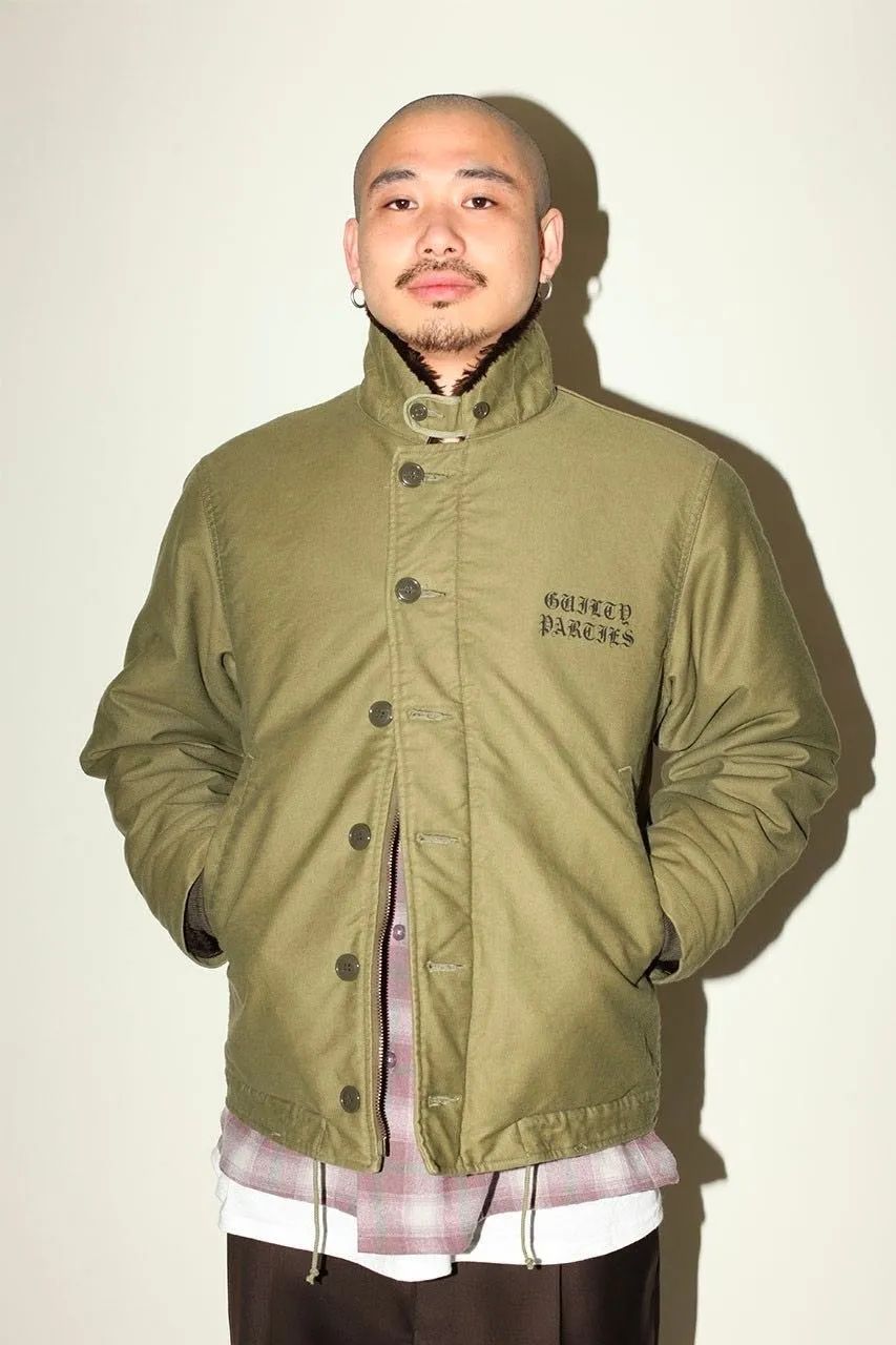 WACKO MARIA GUILTY PARTIES N-1 デッキジャケット WACKO MARIA ワコマリア デッキジャケット N-1 スター ミリタリー