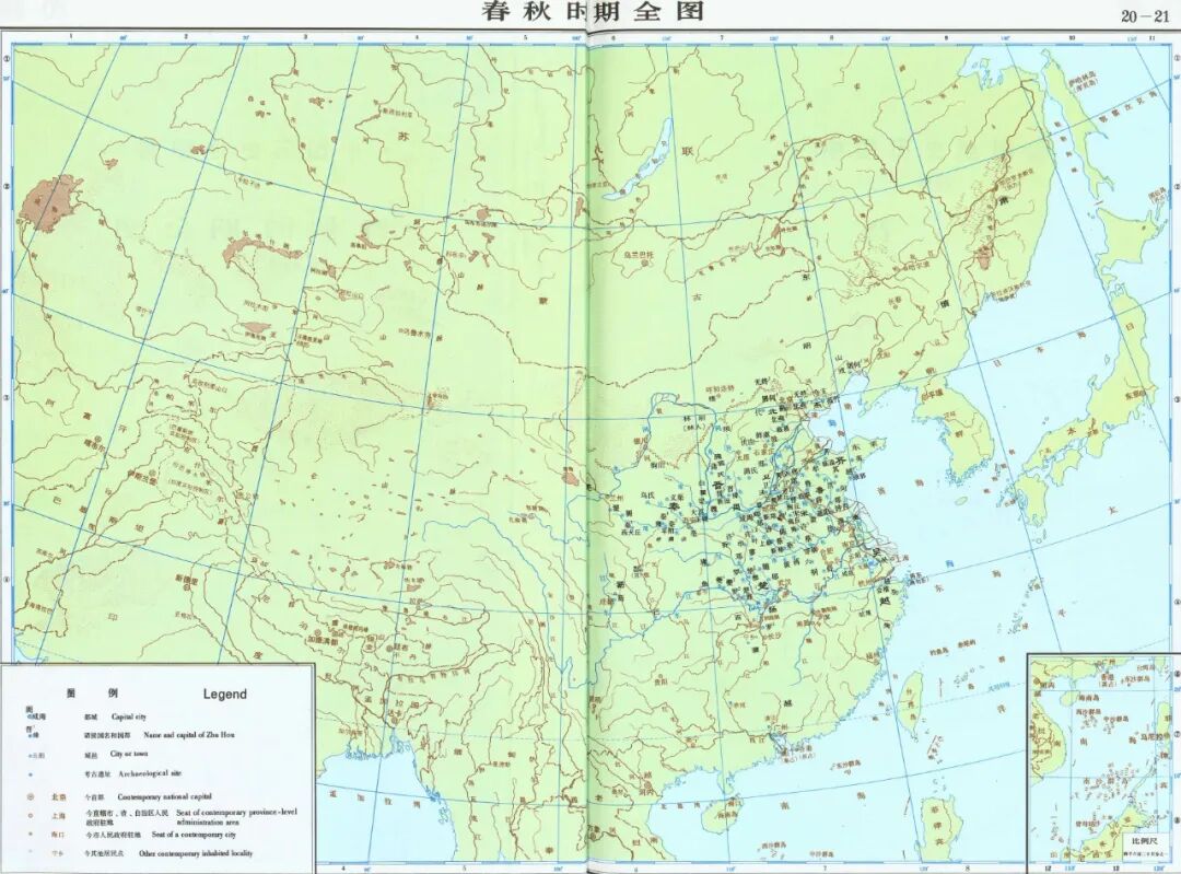 春秋五霸地图 图文解说春秋五霸，高清地图可收藏