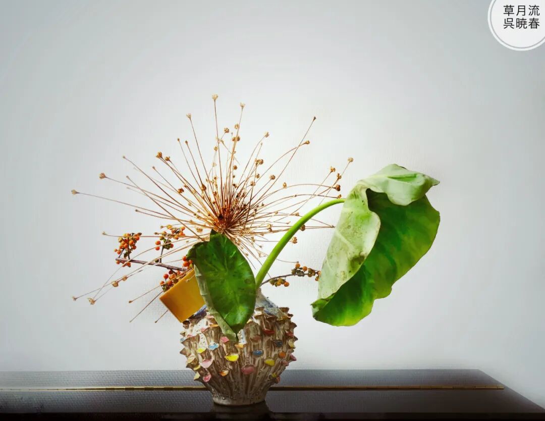 全日本华人花艺协会为双节献礼 掬月弄花之 秋韵插花 线上作品展 中文导报 微信公众号文章阅读 Wemp