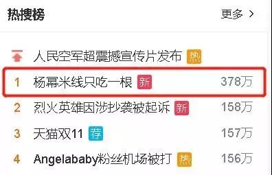 33岁杨幂米线只吃一根上热搜，看完你还敢多吃吗？
