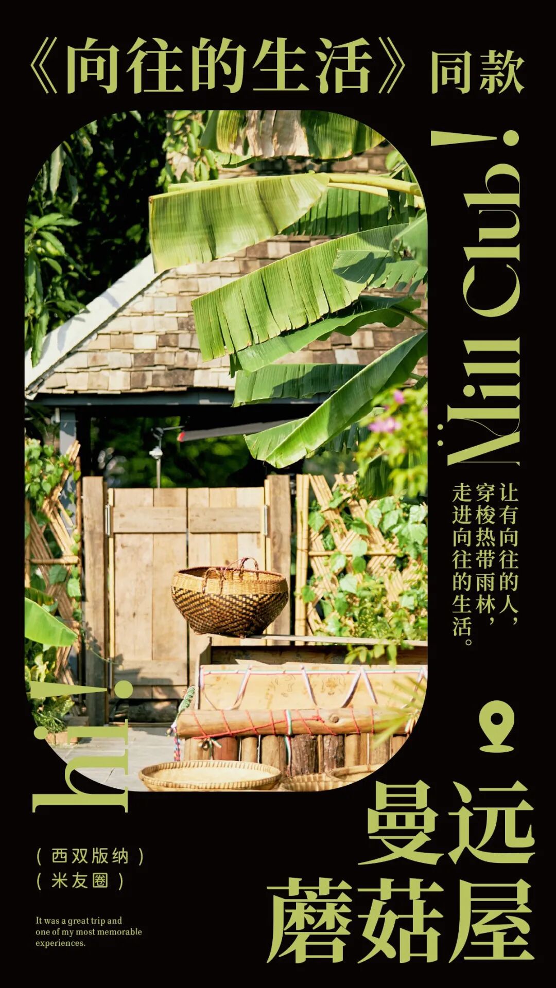 米友圈拍了拍你，想带你去西双版纳！